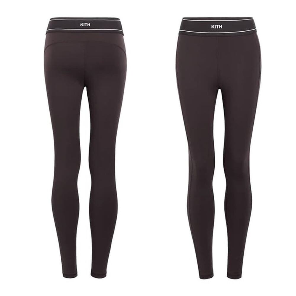 NWT KITH Avery Tights - Cacao Dark Brown Women’s XL